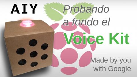 Imagen de Probando AIY Voice Kit v2 -...